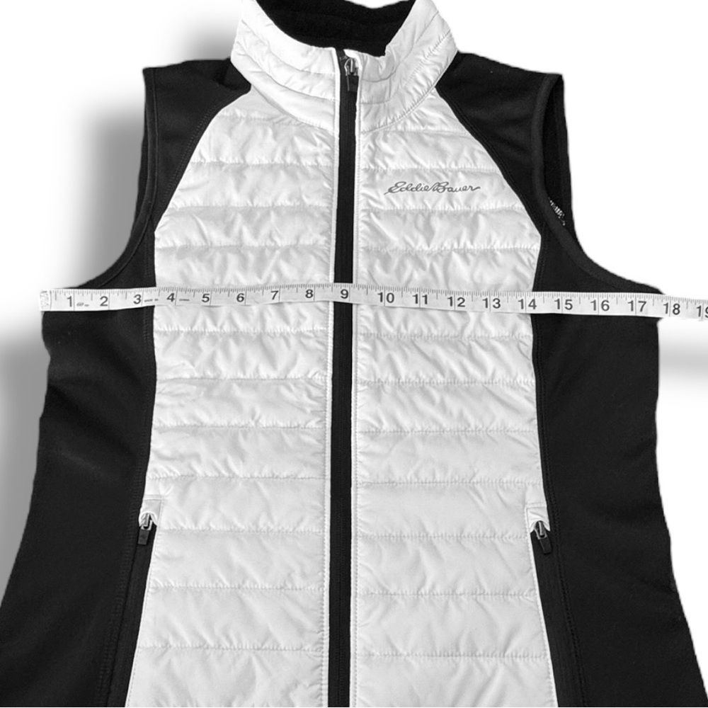 Eddie Bauer Emberlite Hybrid Vest White Black Stretch 100g Thermafill Women’s S - Picture 7 of 11